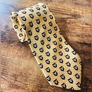 Cornell California Men’s Silk Tie - Geometric Print